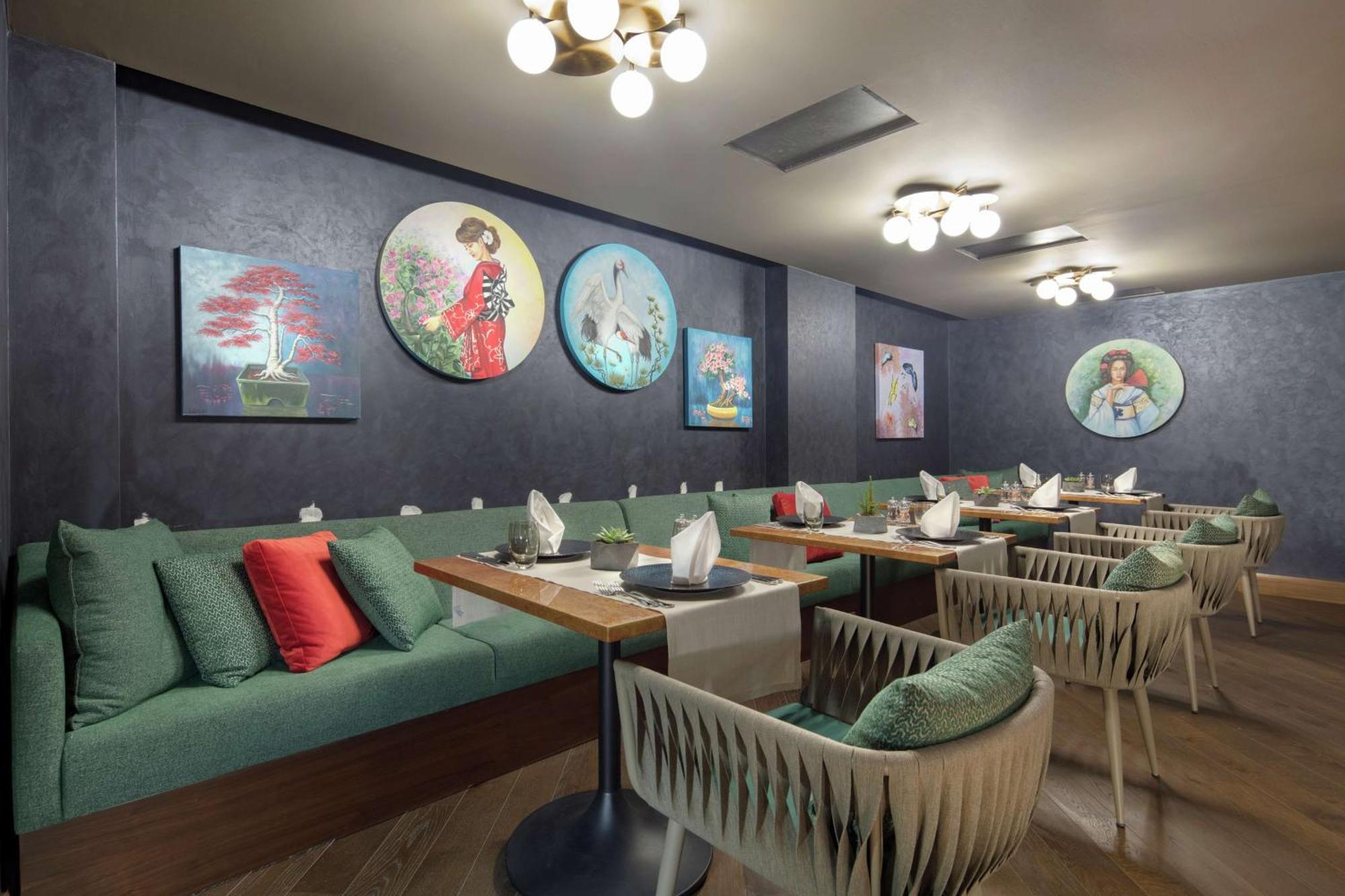 Doubletree By Hilton Antalya City Centre Экстерьер фото Restaurant interior