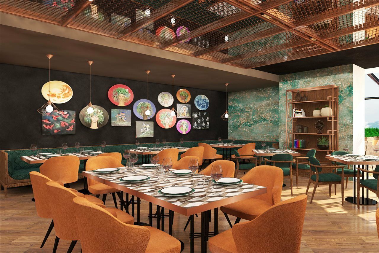 Doubletree By Hilton Antalya City Centre Экстерьер фото Restaurant interior