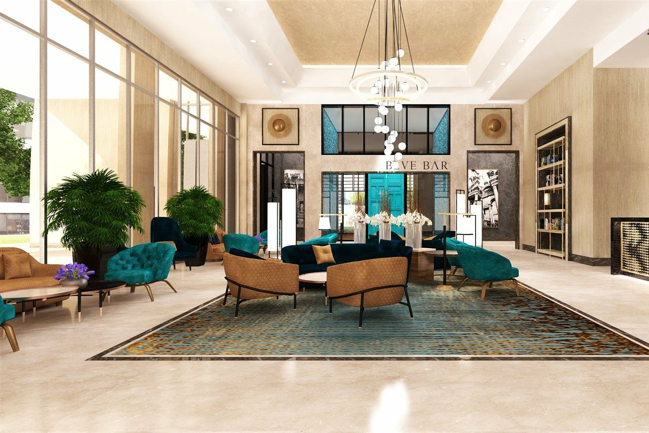 Doubletree By Hilton Antalya City Centre Экстерьер фото The lobby of the hotel